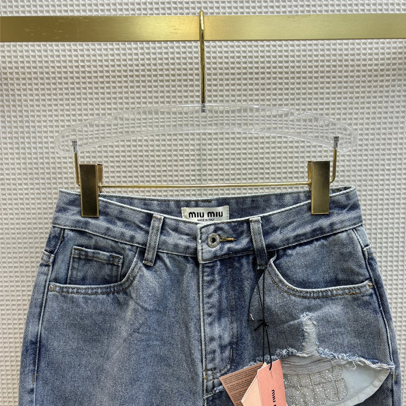 miumiu ripped jeans