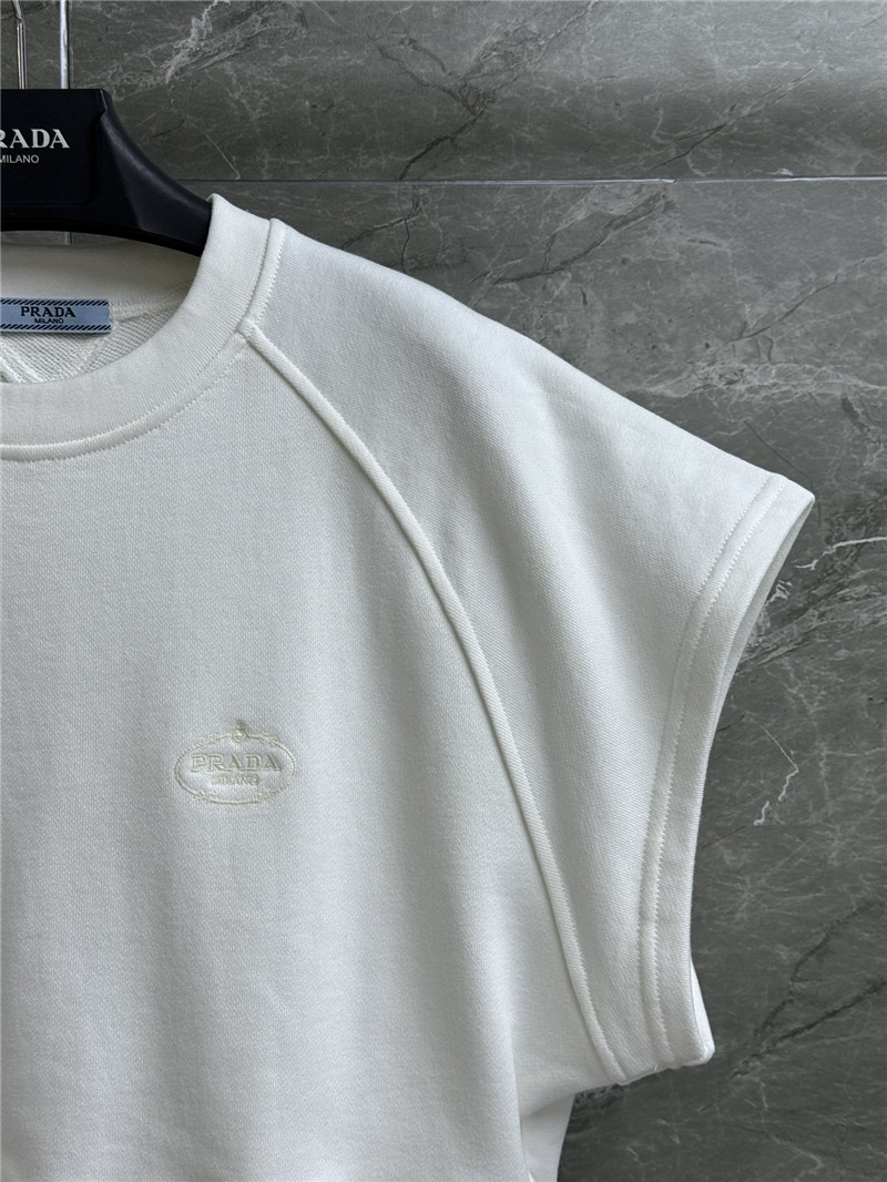 prada white sports suit