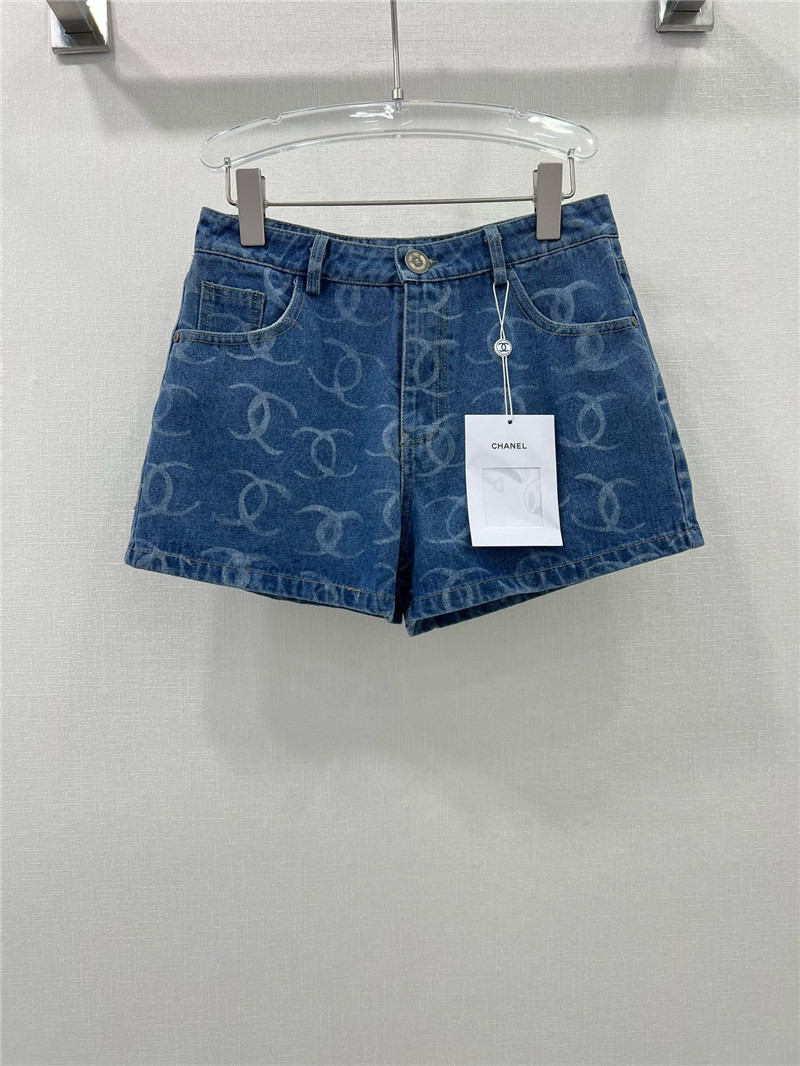 Chanel new denim shorts