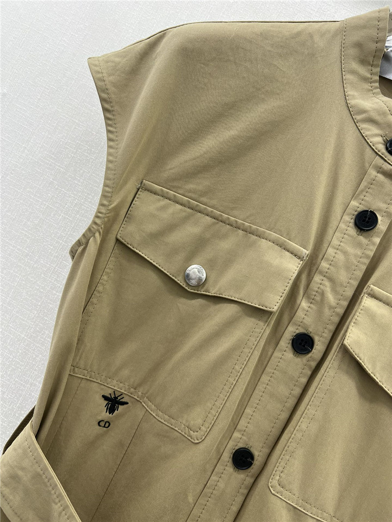 D10r cd belted sleeveless dress