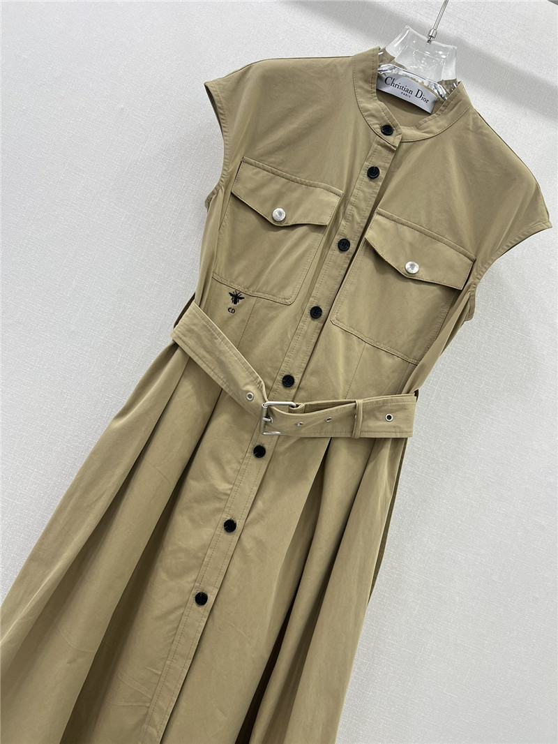 D10r cd belted sleeveless dress