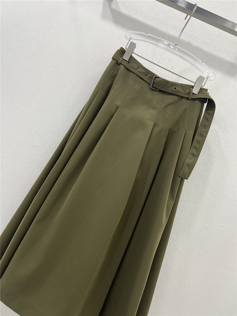 dior CD belt little bee wide skirt