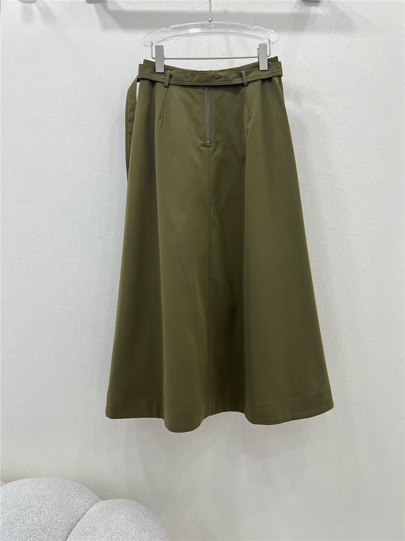 dior CD belt little bee wide skirt