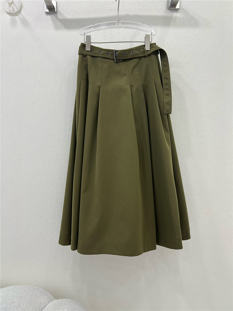 dior CD belt little bee wide skirt