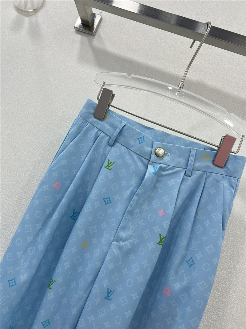 louis vuitton LV new wide leg straight trousers