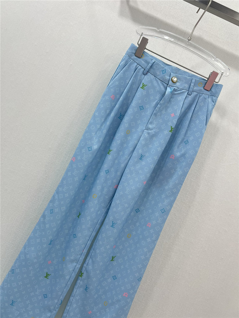 louis vuitton LV new wide leg straight trousers