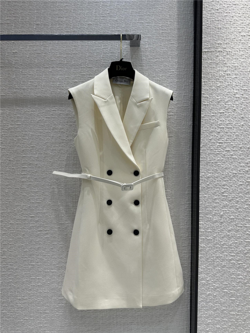 D10r new double breasted vest dress