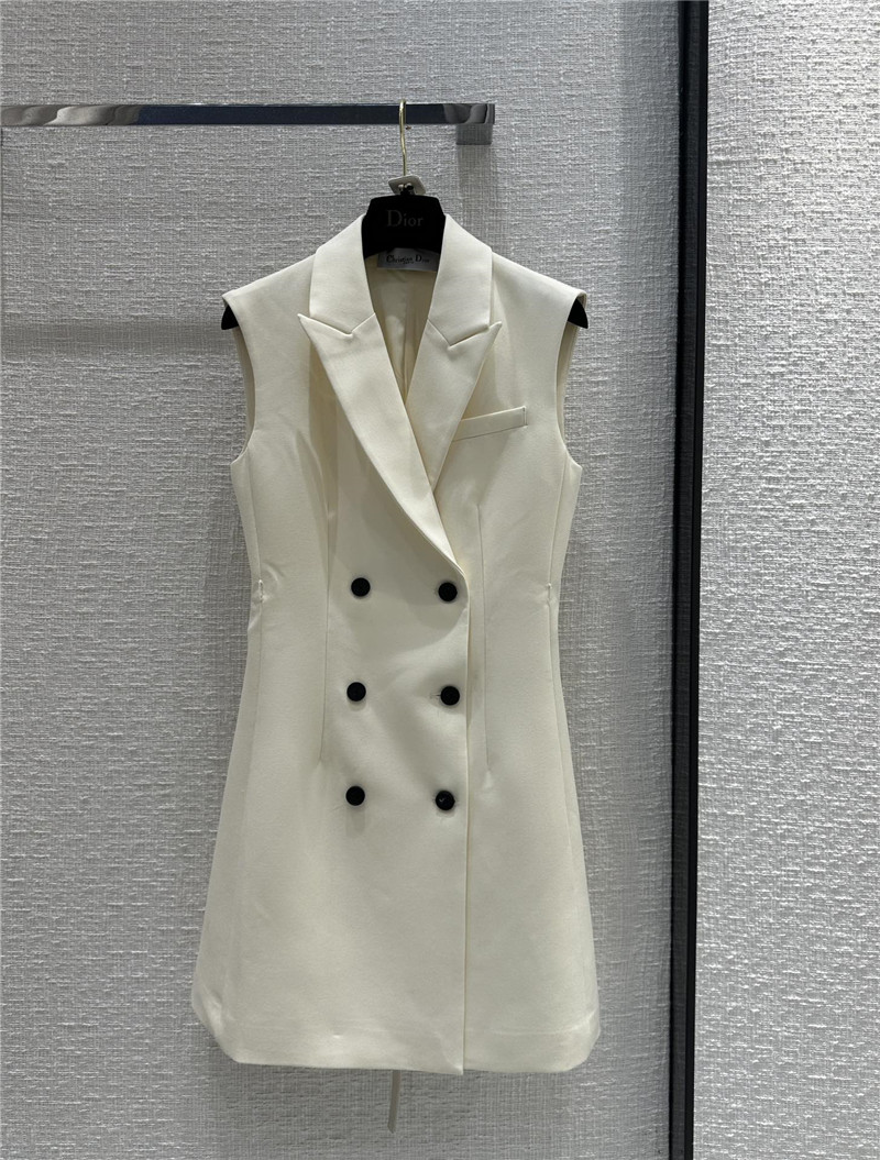 D10r new double breasted vest dress
