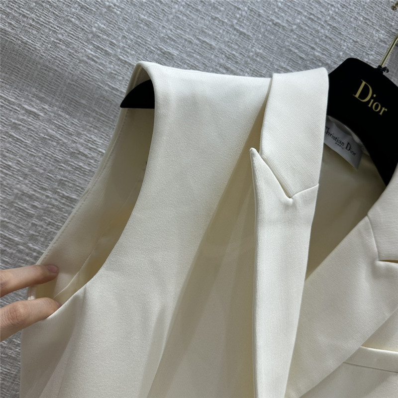 D10r new double breasted vest dress