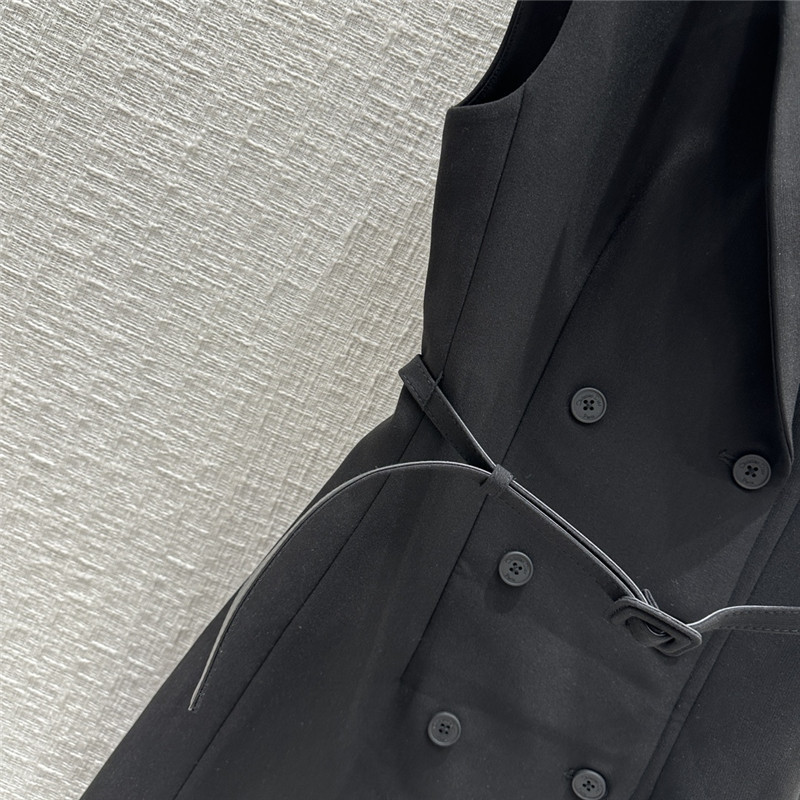dior new double breasted vest dress