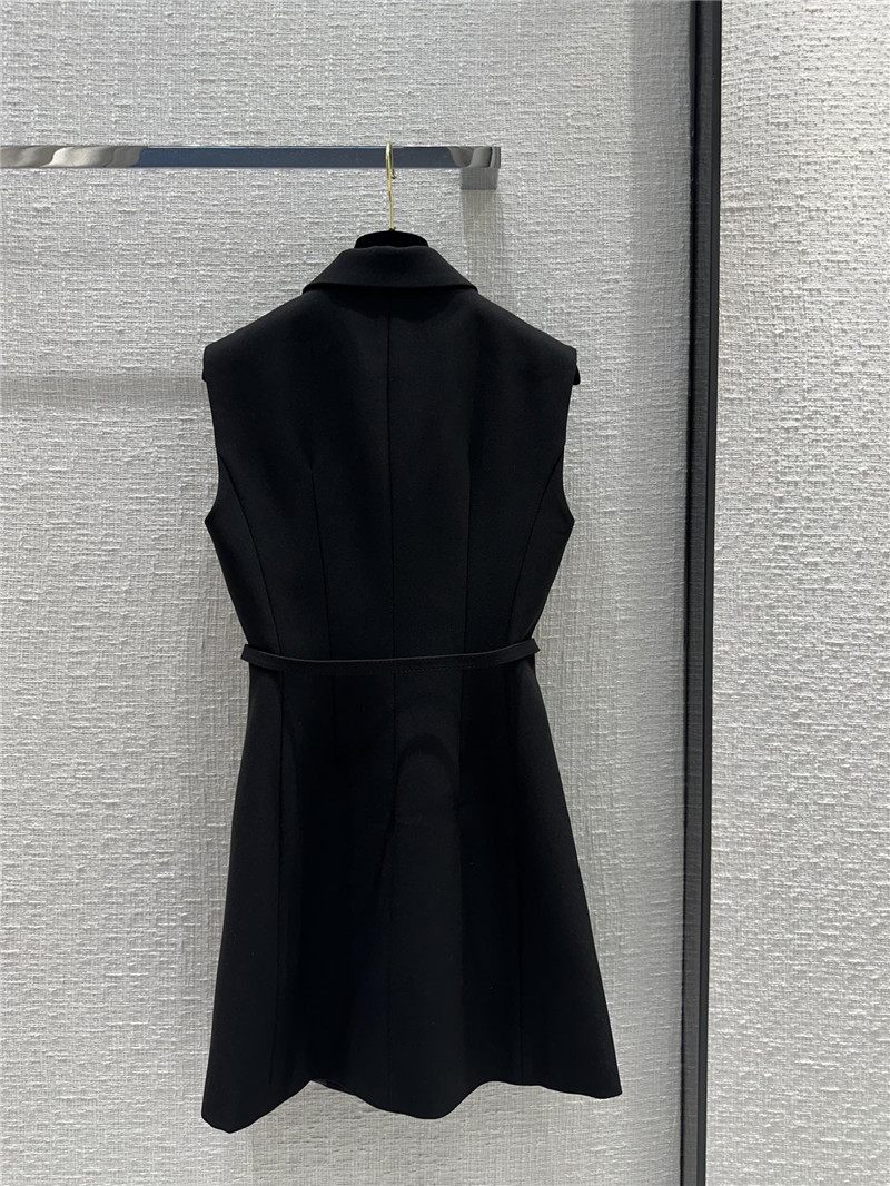 dior new double breasted vest dress
