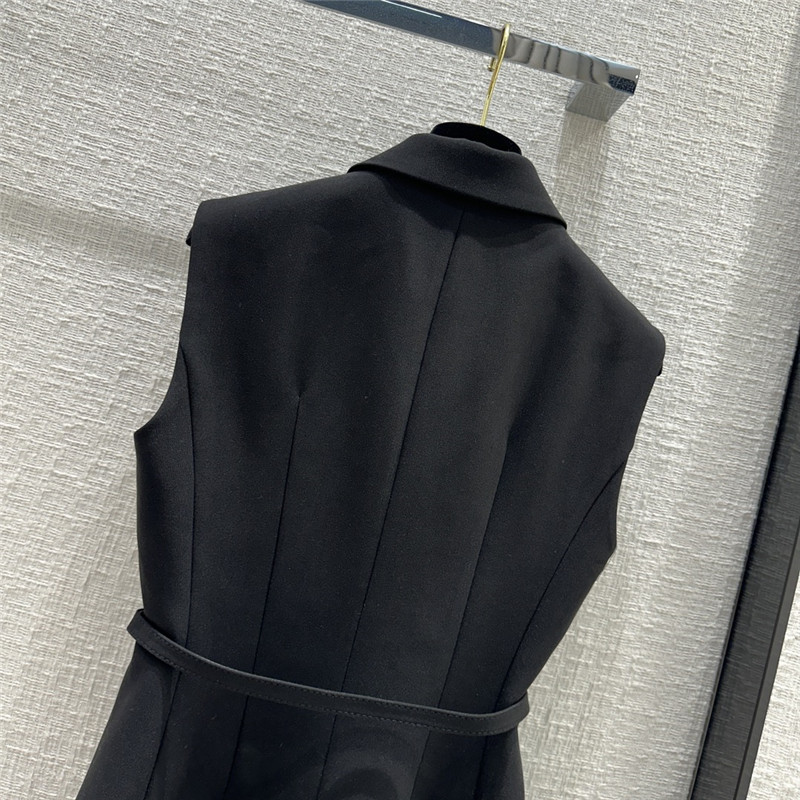dior new double breasted vest dress