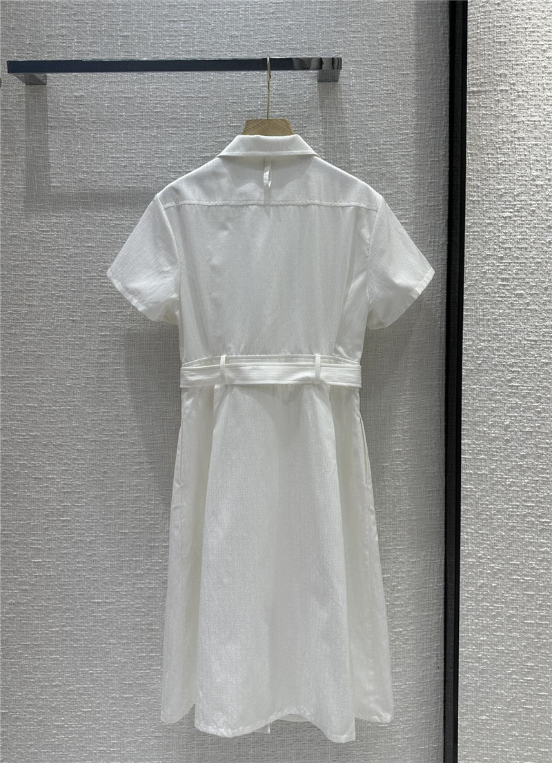 H**me5 h dark jacquard small lapel zipper dress