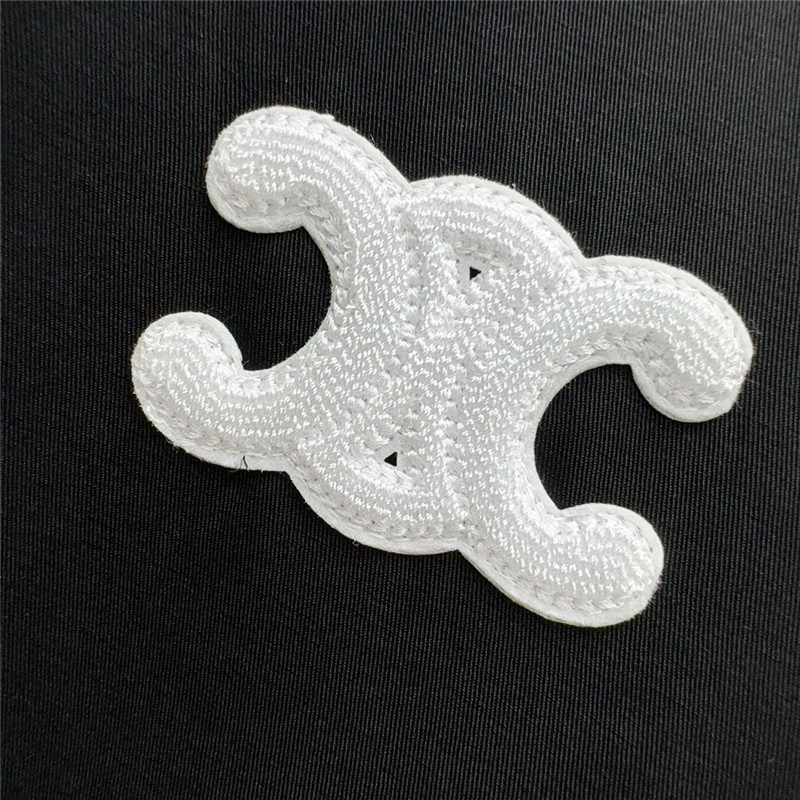 celine logo embroidered stand collar jacket