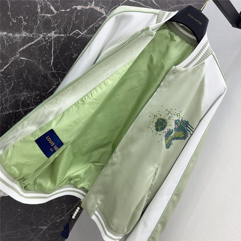 l0vis Vvtt0n lv stand collar flight jacket