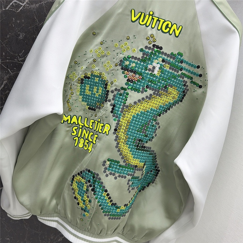 l0vis Vvtt0n lv stand collar flight jacket