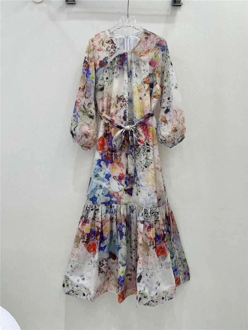 zimm straight printed dress