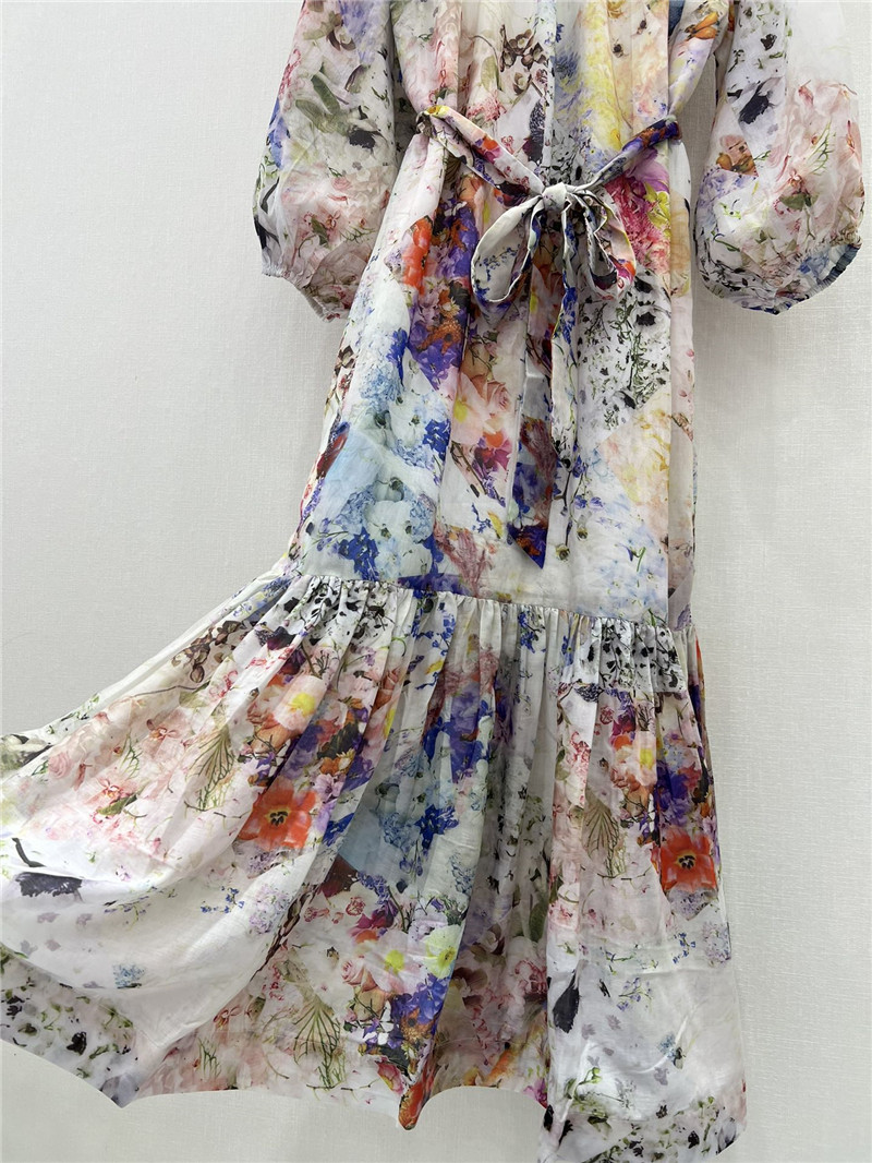 zimm straight printed dress