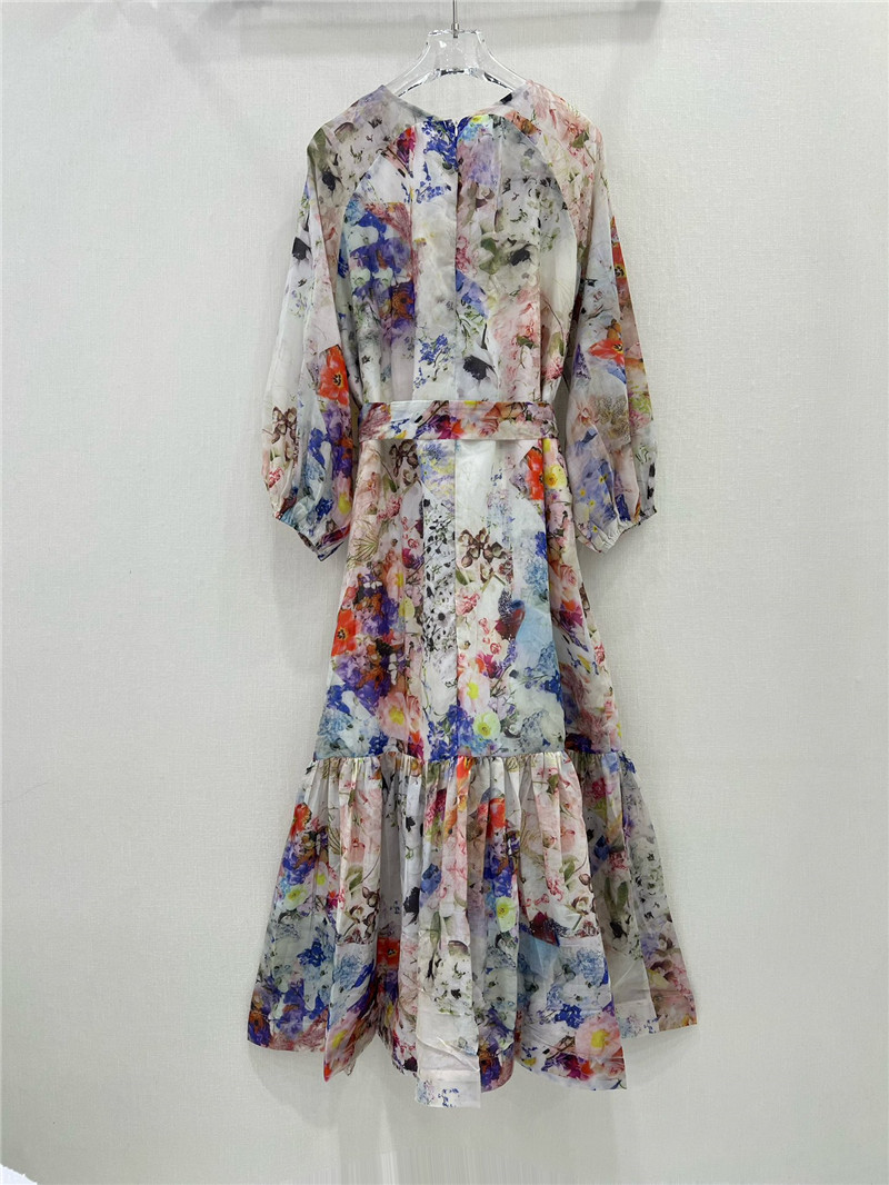 zimm straight printed dress