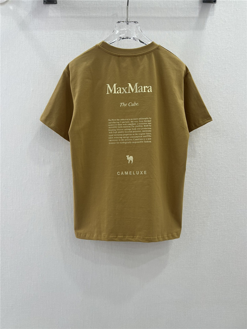 Vanitoo gold lettering printed front and back T-shirt