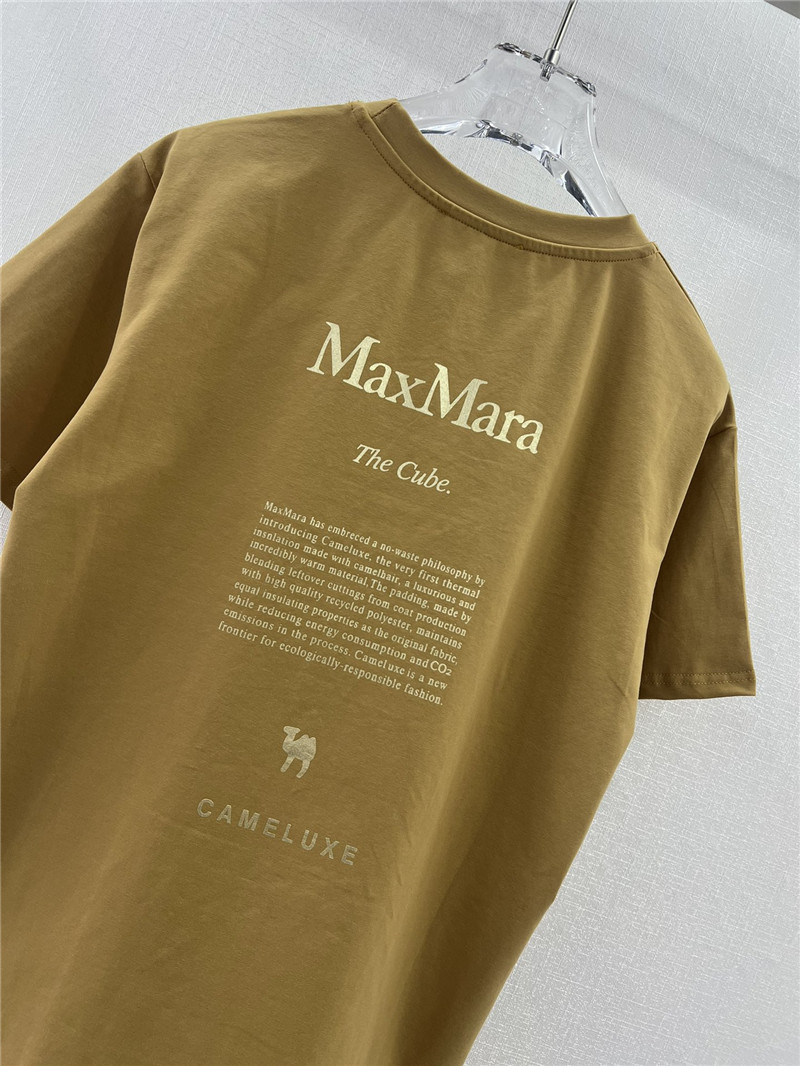 Vanitoo gold lettering printed front and back T-shirt