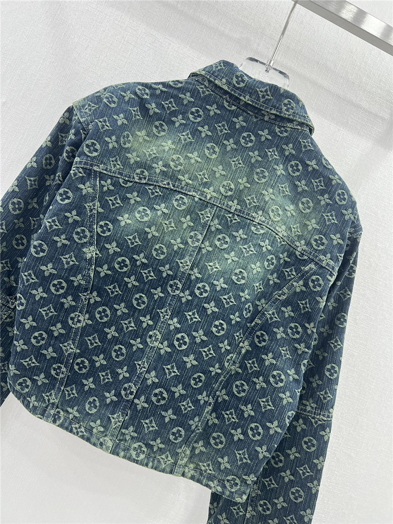 l0vis Vvtt0n lv new jacquard all-over printed denim jacket