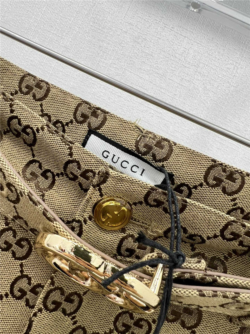 Gvc*1 double g jacquard belt shorts