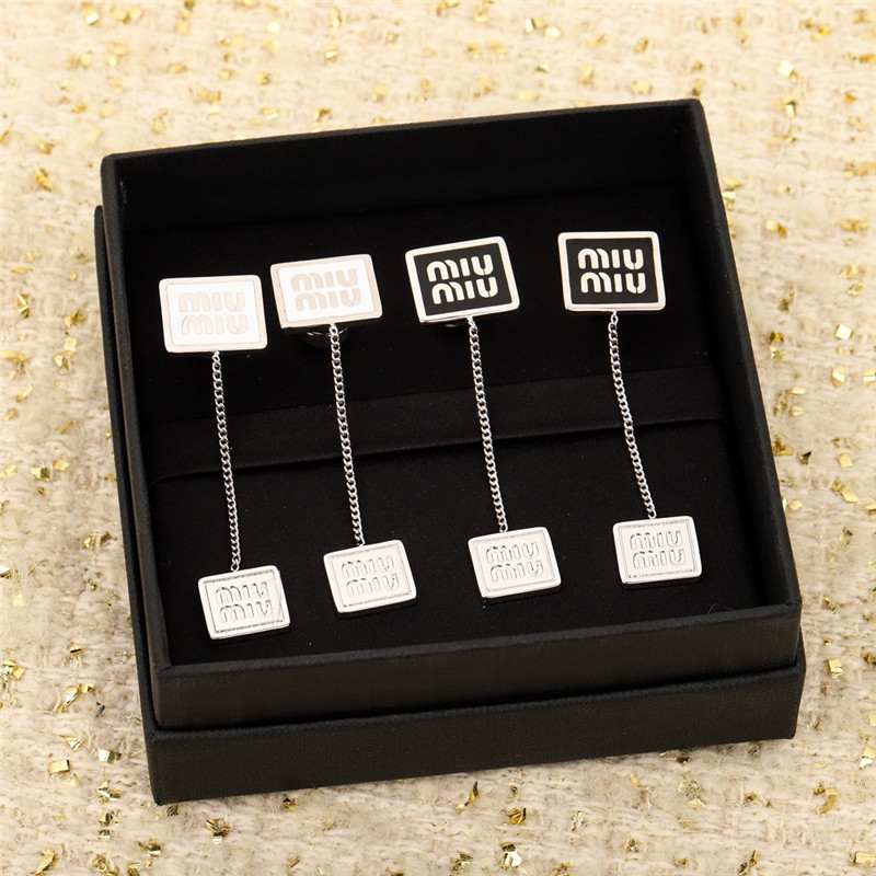 miumiu square earrings