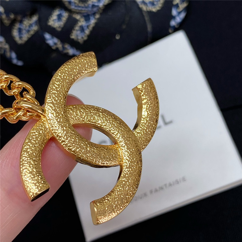 Ch**el letter double c necklace