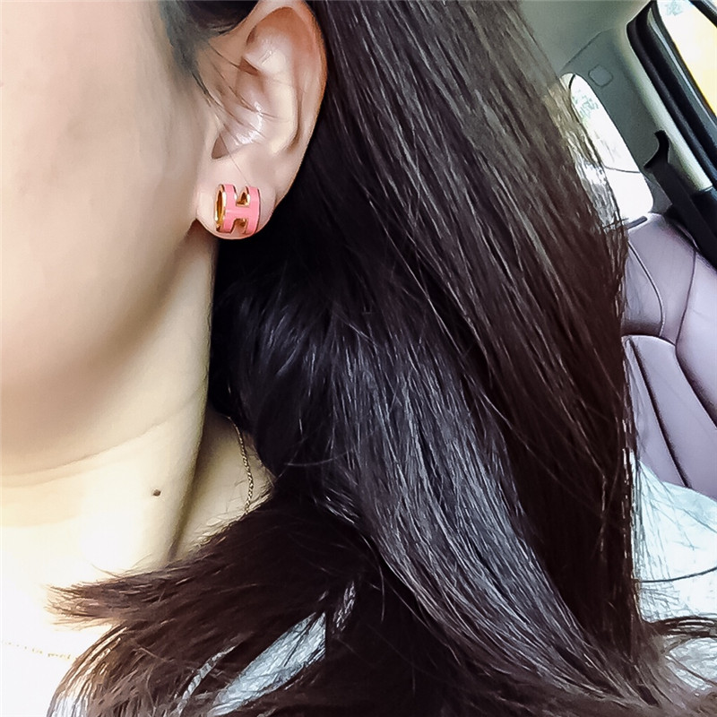 Hermes denier earrings