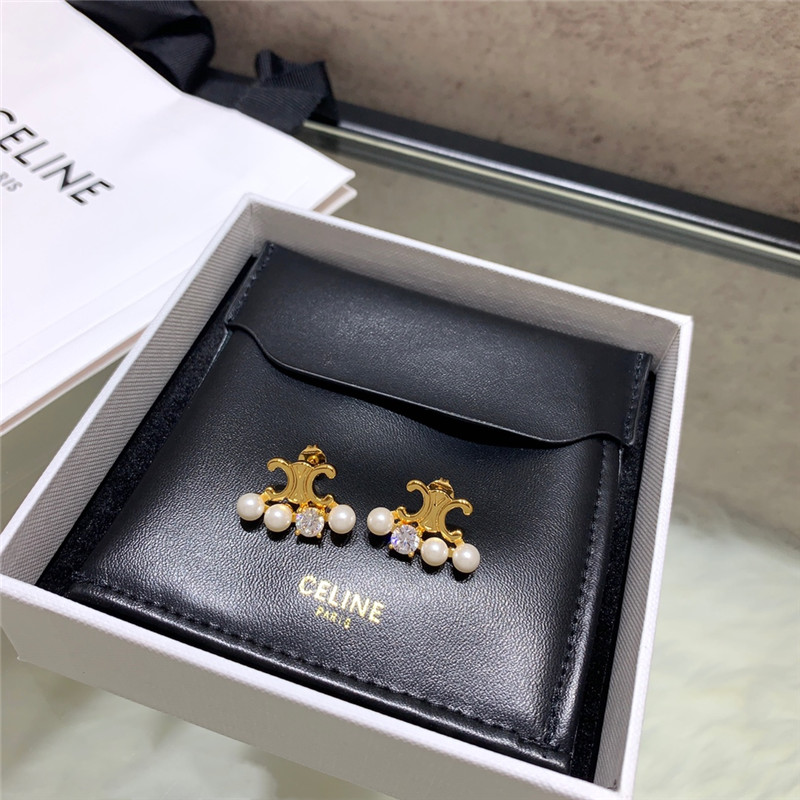 Ce1i*e arc de triomphe beaded earrings