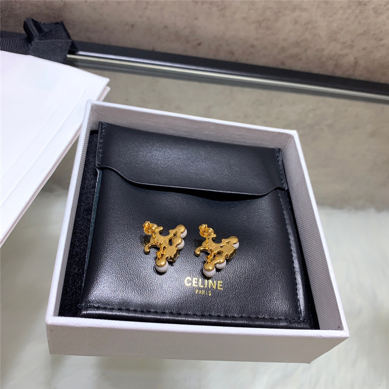 Ce1i*e arc de triomphe beaded earrings