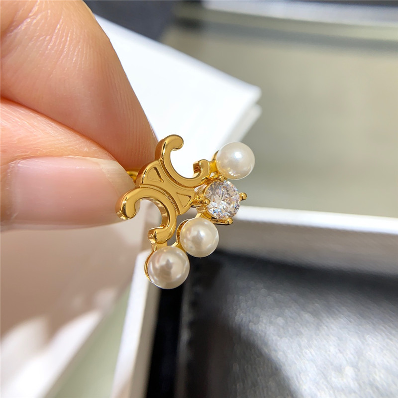 Ce1i*e arc de triomphe beaded earrings