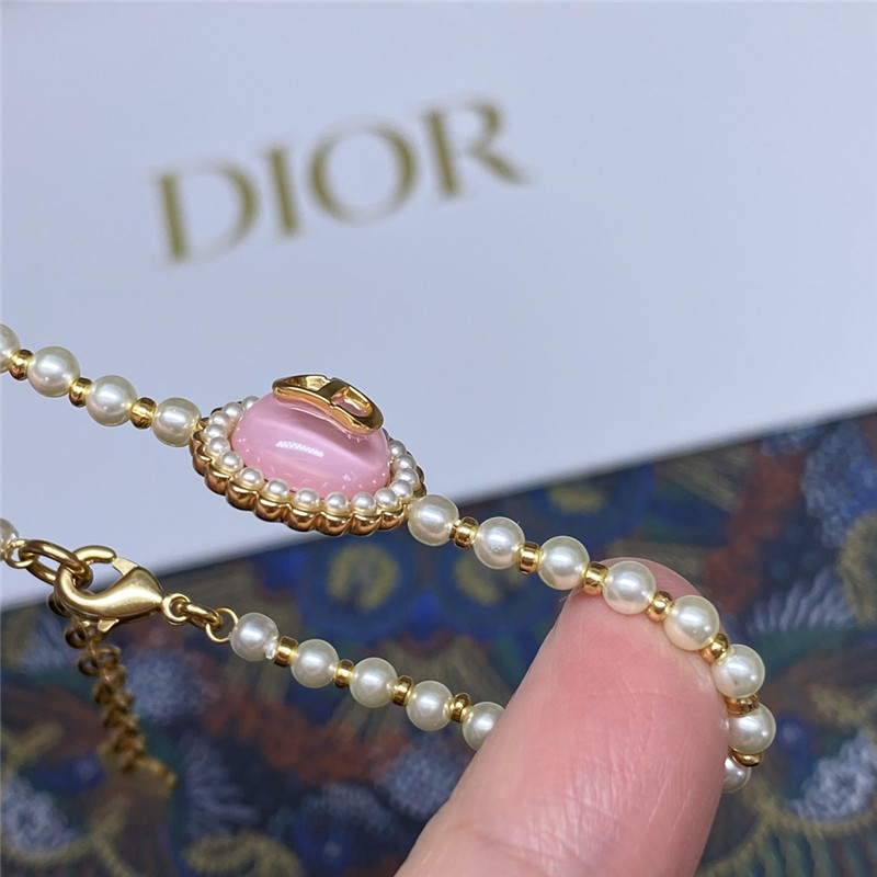 D10r glass beads pearl bracelet