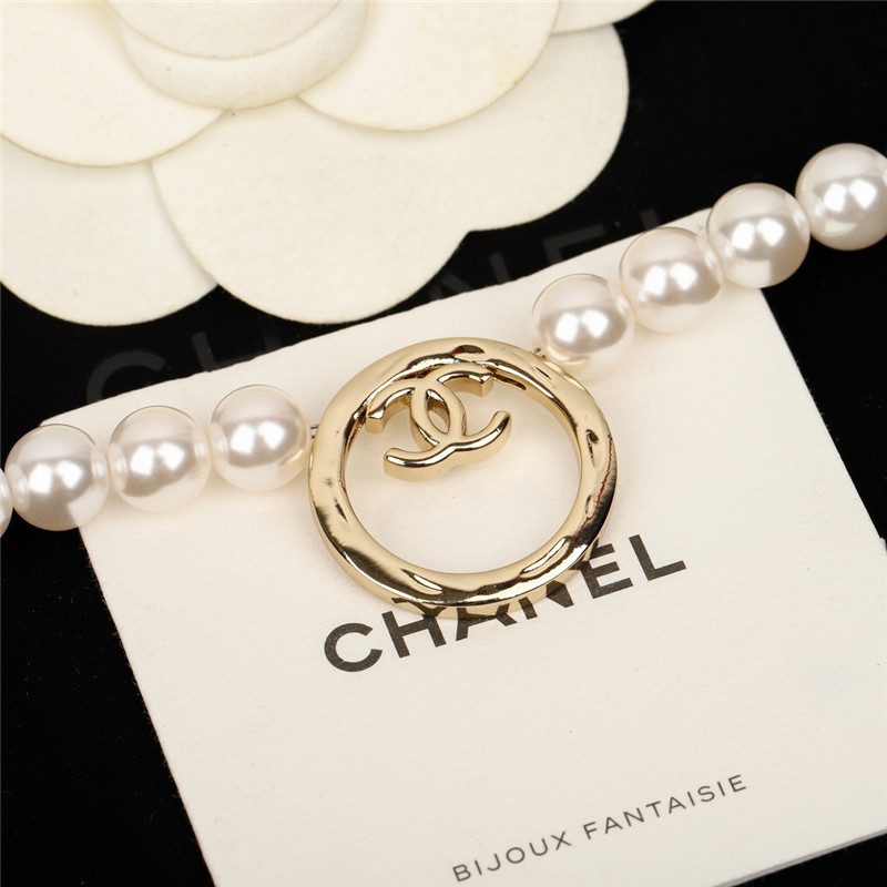 Ch**el multifunctional pearl necklace