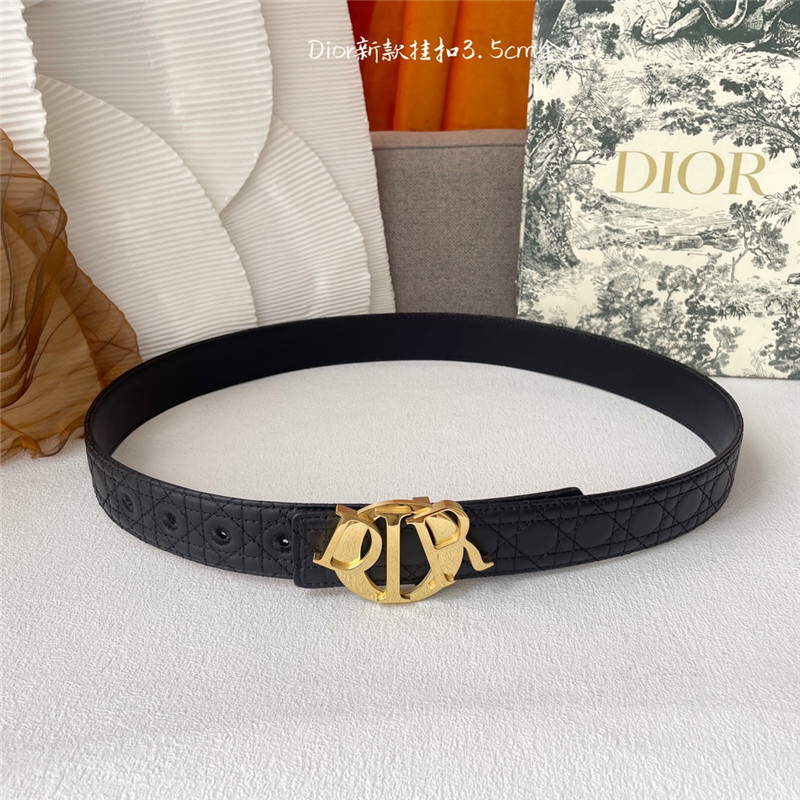 dior classic lattice craft belt
