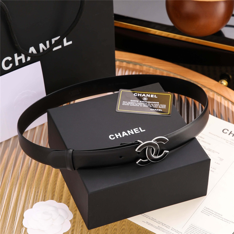 Chanel calfskin belt