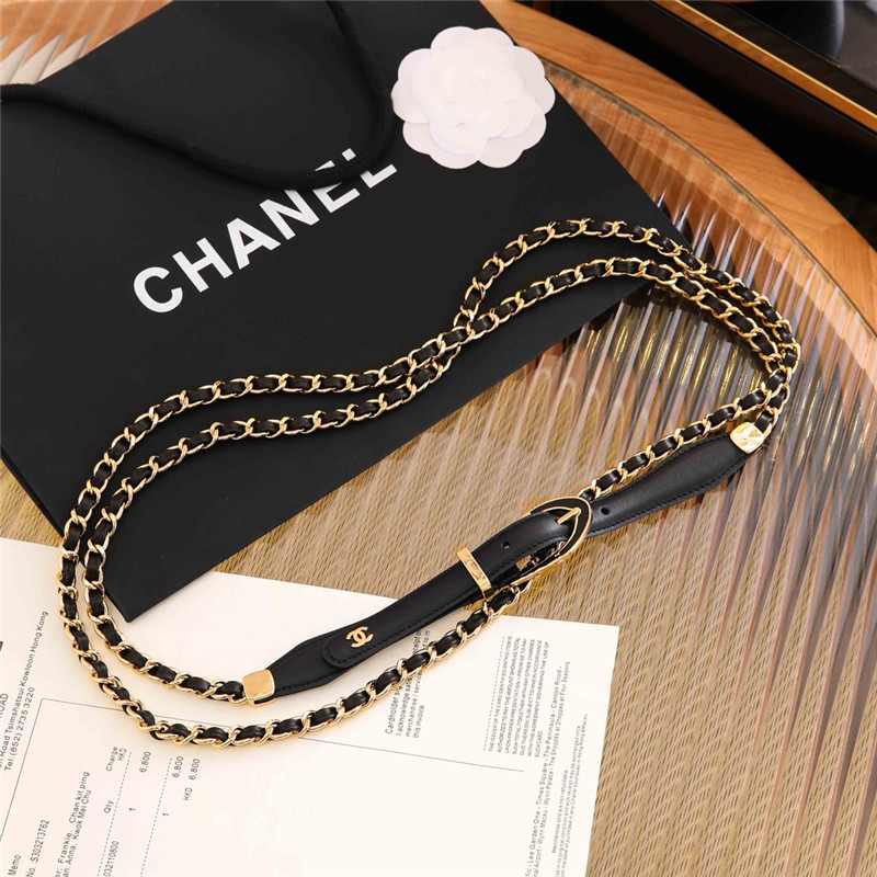 Chanel chain belt