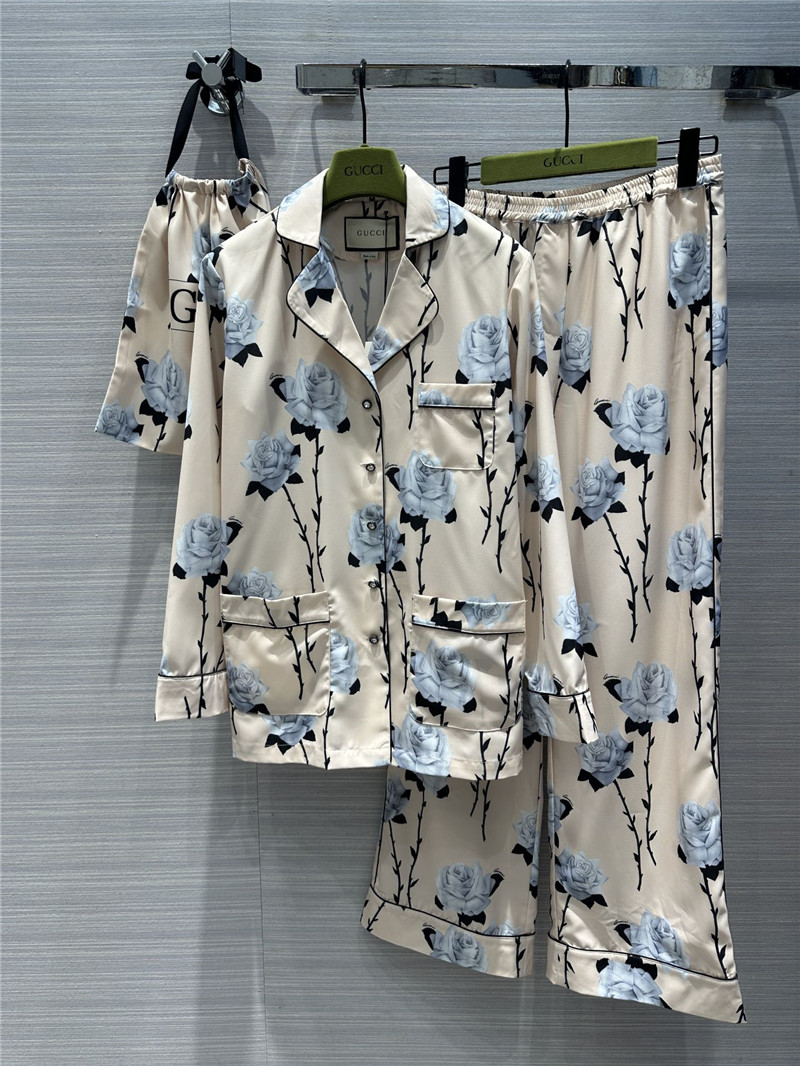Gucci Printed Night Wear Pajamas