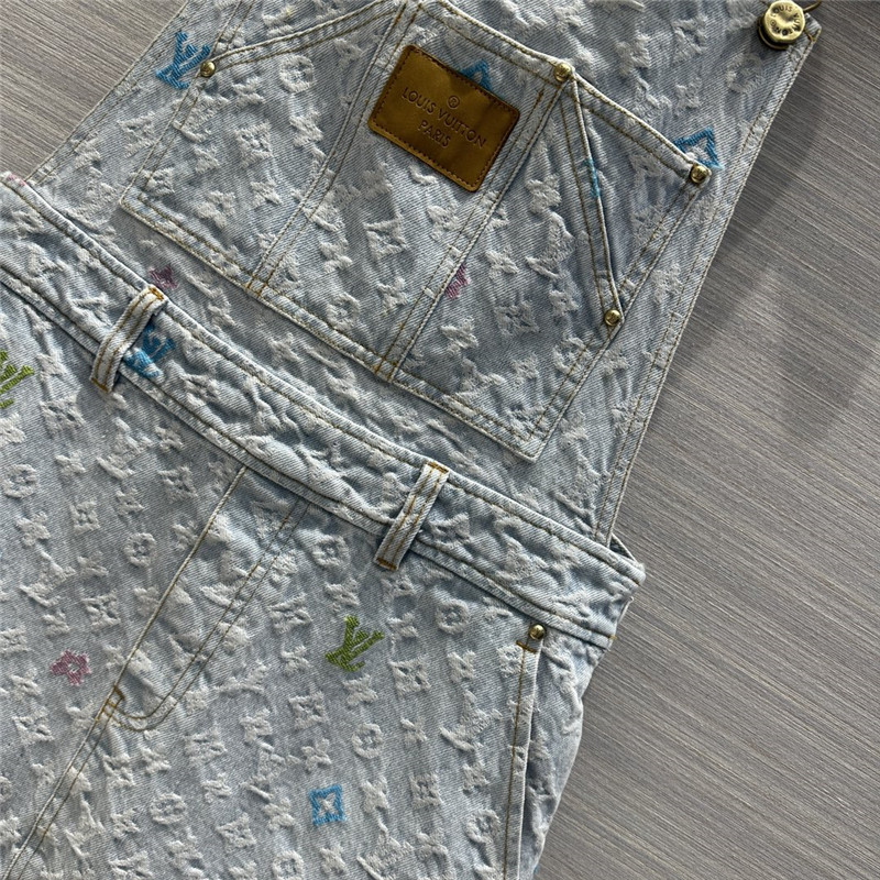l0vis Vvtt0n lv denim suspender skirt replica d&g clothing