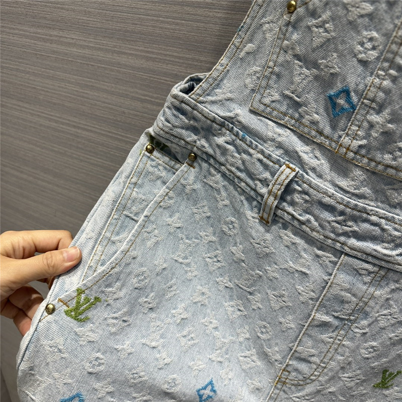 l0vis Vvtt0n lv denim overalls replica designer clothes