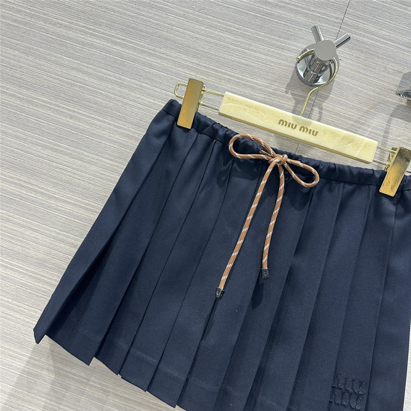miumiu girls short pleated skirt cheap replica designer clothes
