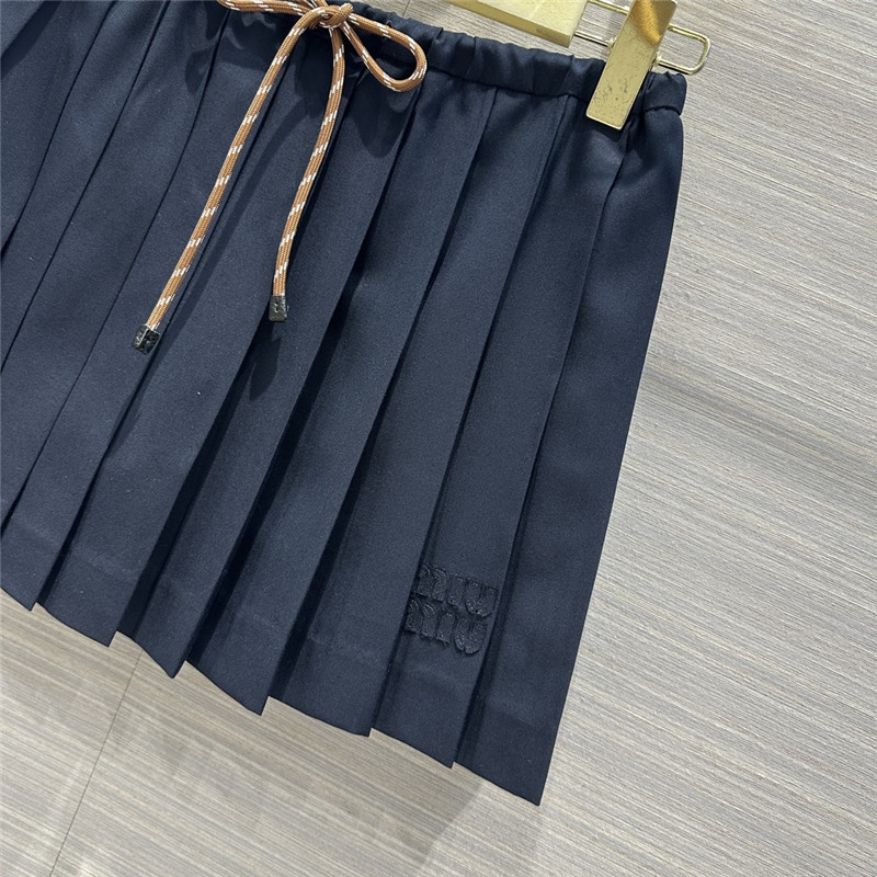 miumiu girls short pleated skirt cheap replica designer clothes