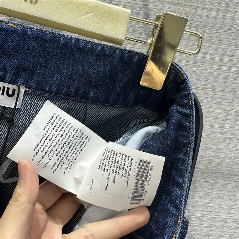 M1um1u ultra short mini denim shorts replica d&g clothing