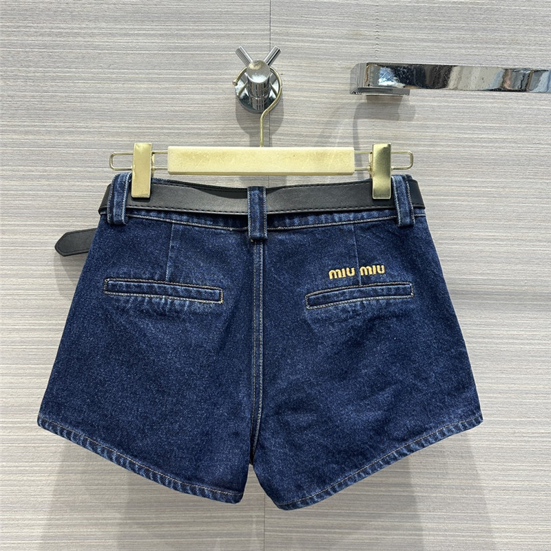 M1um1u ultra short mini denim shorts replica d&g clothing