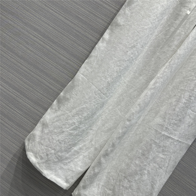 The R0w cotton and linen straight wide leg pants replica clothes