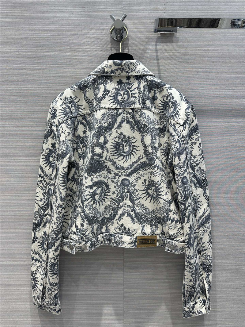 D10r mid-high waist denim jacket replica designer clothes