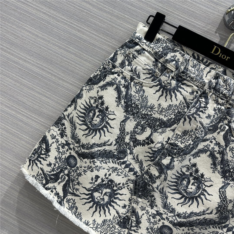D10r mid-high waist denim skirt replica d&g clothing