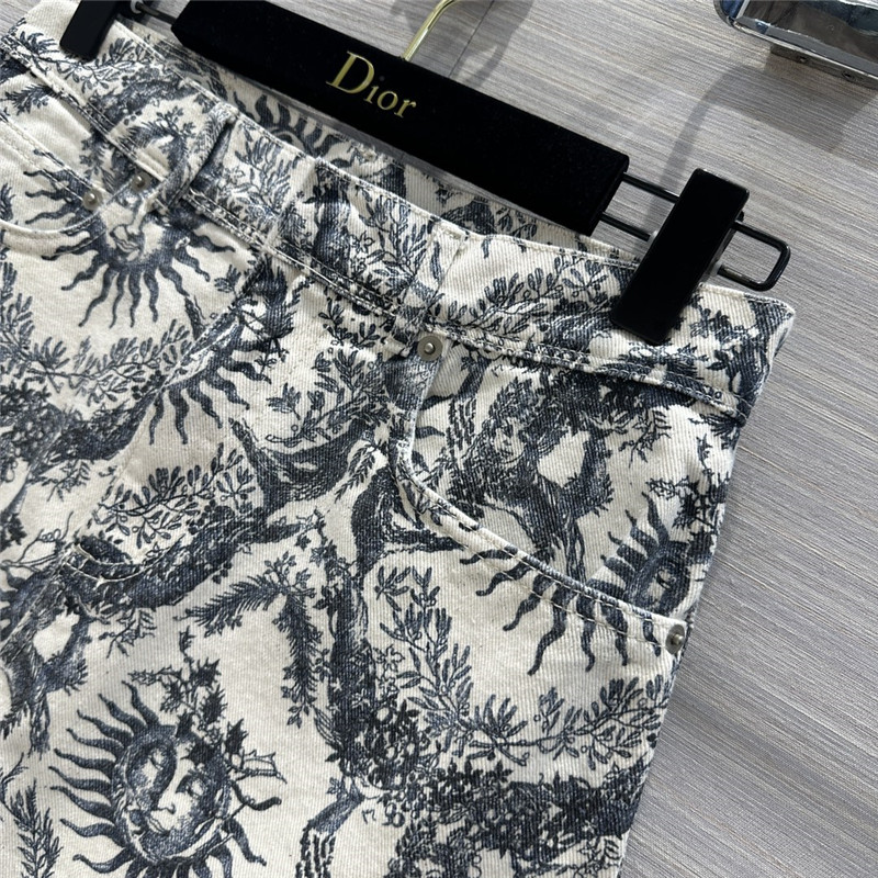 D10r mid-high waist denim skirt replica d&g clothing