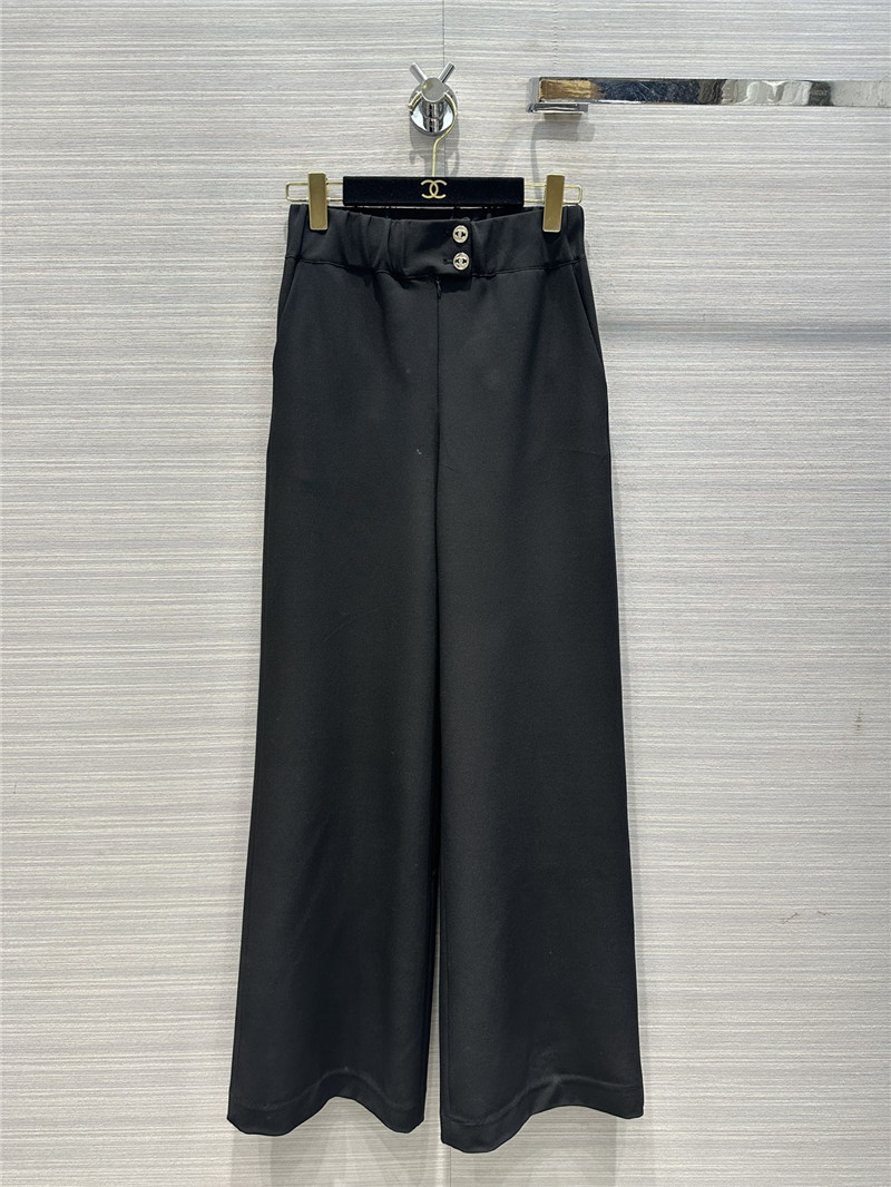 Chanel straight wide leg floor mopping pants replicas clothes